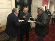 Vacca, Sighieri e Sciortino al buffet