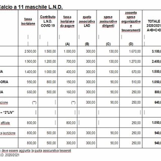 CALCIO/ISCRIZIONI Si parte il 23 luglio