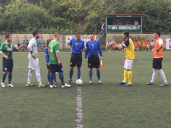 Squadre in campo in Borzoli-Legino Squadre in campo in Borzoli-Legino