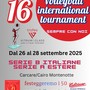 VOLLEY A Carcare dal 27 al 28 Settembre al via il 16° torneo internazionale di pallavolo femminile.