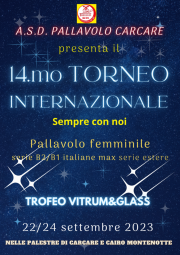 Pallavolo Carcare: 14.mo torneo Internazionale VITRUM&amp;GLASS