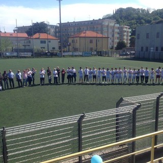 Festa grande dell'Albissola prima del match