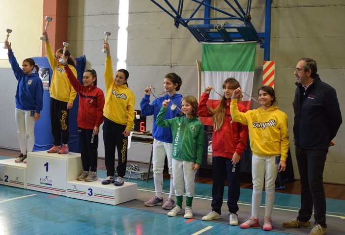 SCHERMA Campionati Regionali Under 14 a Chiavari