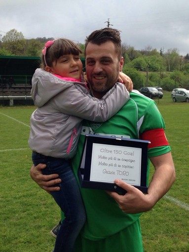 Festa prima della partita del Bagno per Marotta