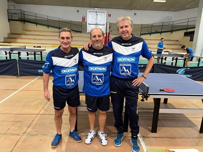 TENNISTAVOLO Campionati nazionali a squadre: Victoria a punteggio pieno in Serie C1