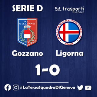 Prima sconfitta in Serie D per il Ligorna a Gozzano