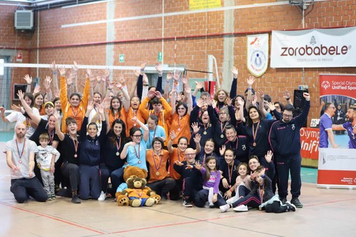 Pallavolo Unificata femminile, Toirano ha ospitato il primo torneo di Special Olympics Italia