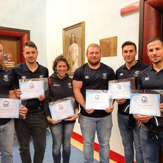 Al Gaslini con 2Rugby in Ospedale