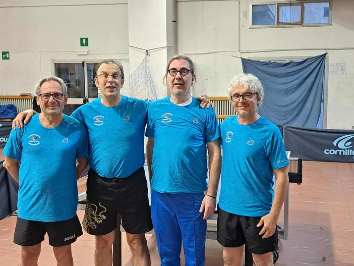 Tennistavolo, Polisportiva Spotornese: un team di &quot;veterani&quot; in vetta alla Serie D2