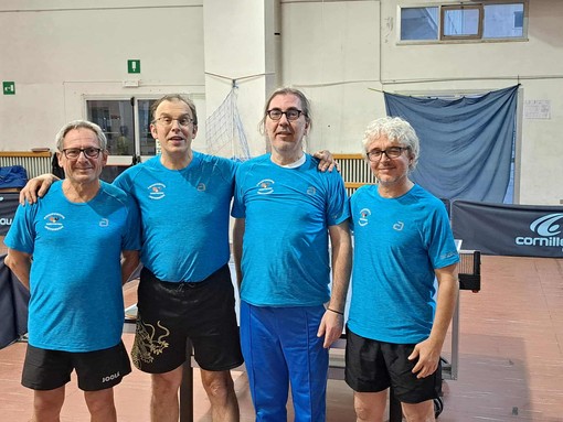 Tennistavolo, Polisportiva Spotornese: un team di &quot;veterani&quot; in vetta alla Serie D2