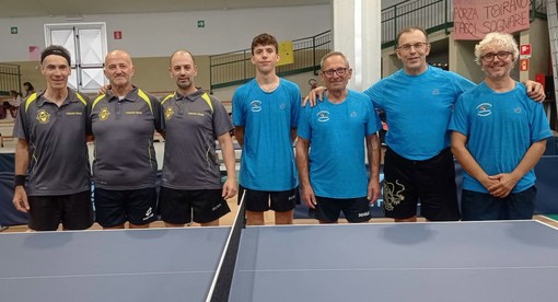 TENNISTAVOLO Toirano "D" a punteggio pieno nel girone A di Serie D2 TENNISTAVOLO Toirano "D" a punteggio pieno nel girone A di Serie D2