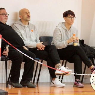 Il dott. Molisani assieme a coach Domenici e alla Team Manager Elena Rossi