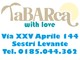 IL TOP 11 DI SECONDA E - APERITIVO AL TABARCA WITH LOVE DI SESTRI