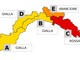 ALLERTA ROSSA dalle 20 da Spotorno a Camogli, ARANCIONE da subito sul resto della Liguria