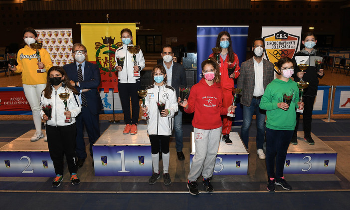 SCHERMA Tre podi per la Cesare Pompilio nel Grand Prix Under 14 di spada a Ravenna SCHERMA Tre podi per la Cesare Pompilio nel Grand Prix Under 14 di spada a Ravenna