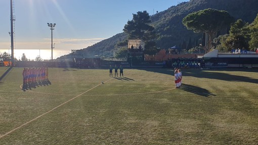 Il minuto di silenzio in Bogliasco - Molassana