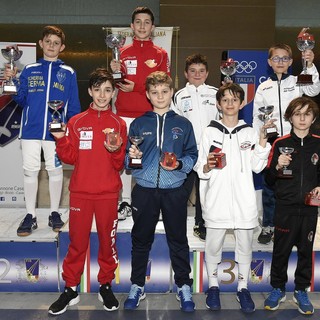 Scherma -  Enea Bruzzone terzo nel Torneo Nazionale Under 14 di Caserta