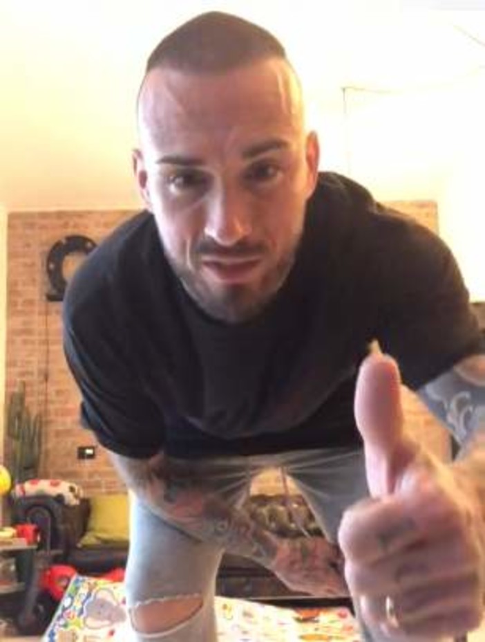Mattia Bertulla con la sua splendida famiglia
