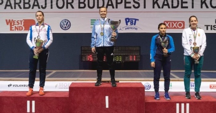 SCHERMA Bronzo per Margherita Baratta a Budapest