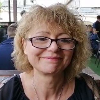 Cinzia Bardelli, presidente del Borzoli, durante la festa promozione dell'anno scorso (foto Paolo Dellepiane/fotosportmedia.com)