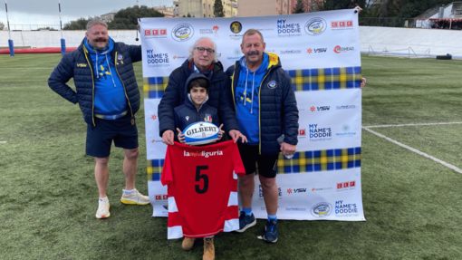 RUGBY Sport e solidarietà: L'accoglienza del CUS Genova per il Doddie's Team allo Stadio Carlini-Bollesan