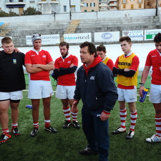 Francesco Bernardini l'anno scorso trainer Under 18 del CUS Genova, ora head coach di Stefano Bordon con la prima squadra