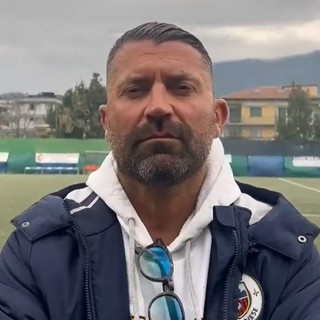 LA SALA STAMPA DI PROMOZIONE B presentata da CARUSO SMART ENERGY - CALISE: "Purtroppo facciamo fatica a fare gol, il leit motiv della nostra stagione"