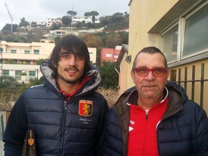 Vittorio in una foto con Perin