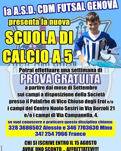 CDM Futsal Genova: la nuova scuola di calcio a 5