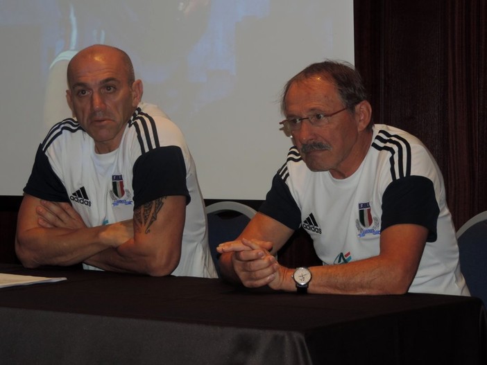 da sin. Luigi Troiani e Jacques Brunel.