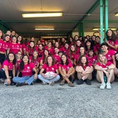 FIR Liguria - Il rugby femminile per LILT in una vera festa in rosa