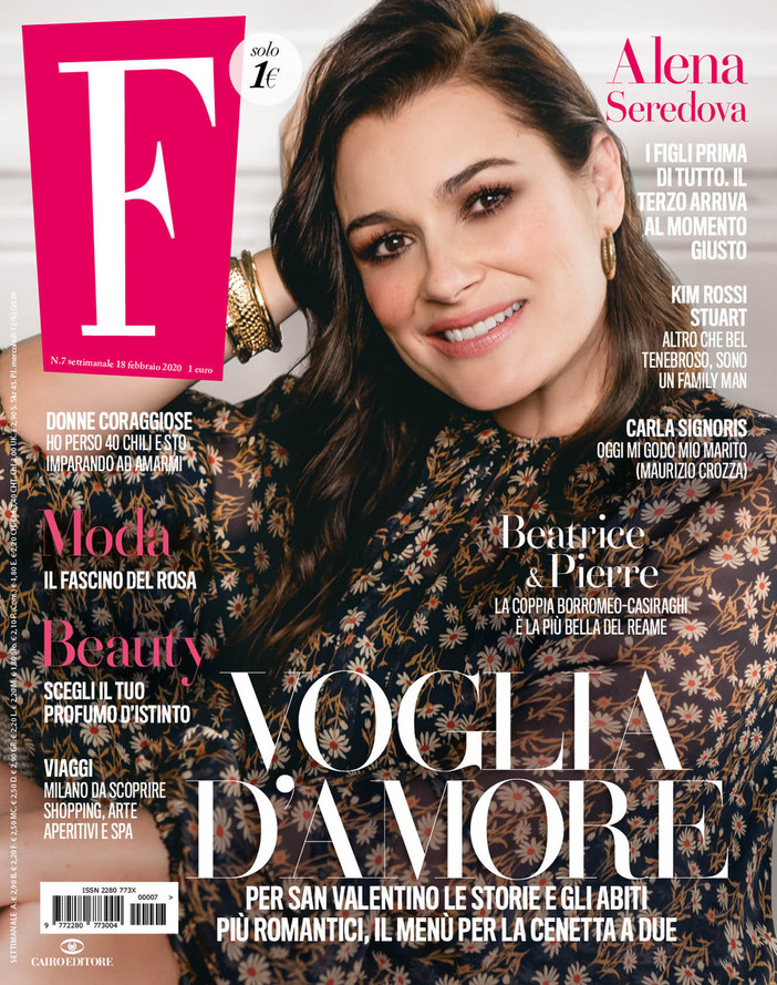 Alena Seredova si racconta in esclusiva nel numero di F in edicola domani