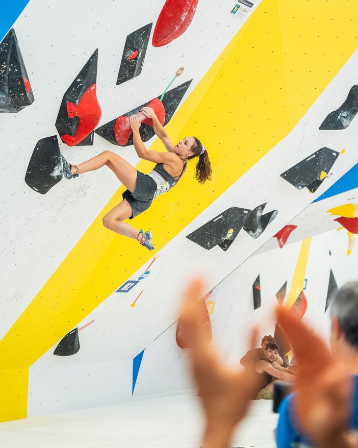ARRAMPICATA La genovese Camilla Moroni campionessa italiana di arrampicata Boulder