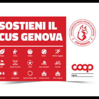 CUS Genova e Coop Liguria fanno squadra a sostegno dello sport