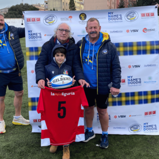 RUGBY Sport e solidarietà: L'accoglienza del CUS Genova per il Doddie's Team allo Stadio Carlini-Bollesan