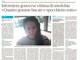 L'articolo del Secolo XIX sulla vicenda di Camilla Cannoni