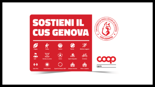 CUS Genova e Coop Liguria fanno squadra a sostegno dello sport