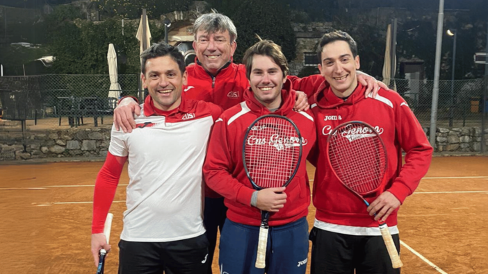 IL CUS GENOVA TENNIS FA DOPPIETTA: DOPO LA COPPA CORRADI ARRIVA ANCHE LA COPPA BONICI