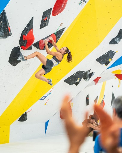 ARRAMPICATA La genovese Camilla Moroni campionessa italiana di arrampicata Boulder