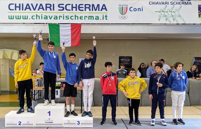SCHERMA Prima prova interregionale Under 14 a Chiavari