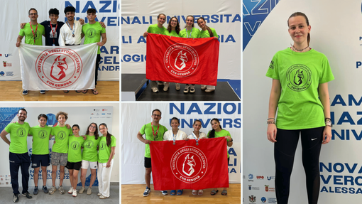 CUS GENOVA | CNU 2026, primo weekend: Poker di medaglie di bronzo tra judo e scherma a Vercelli CUS GENOVA | CNU 2026, primo weekend: Poker di medaglie di bronzo tra judo e scherma a Vercelli