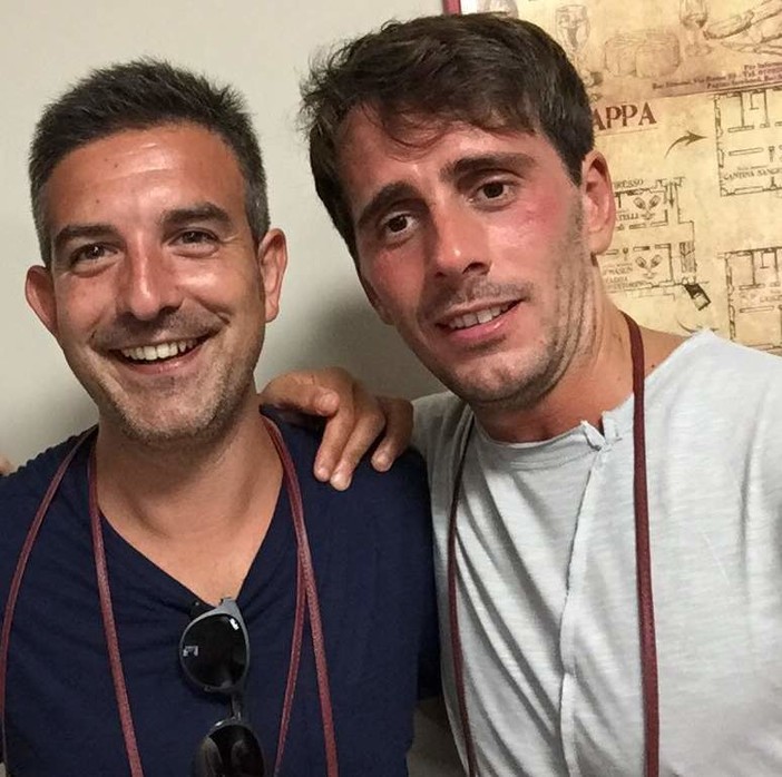 D'Angelo con Mirko Pastorino