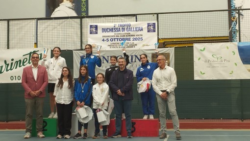 SCHERMA Secondo Trofeo Duchessa di Galliera di sciabola SCHERMA Secondo Trofeo Duchessa di Galliera di sciabola