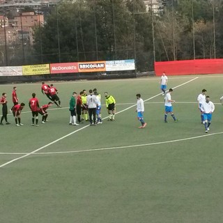 Squadre in campo in Molassana-Tarros