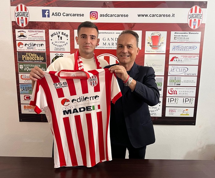 Carcarese, un giovane di qualità ed esperienza per il centrocampo: benvenuto Federico Calcagno Carcarese, un giovane di qualità ed esperienza per il centrocampo: benvenuto Federico Calcagno