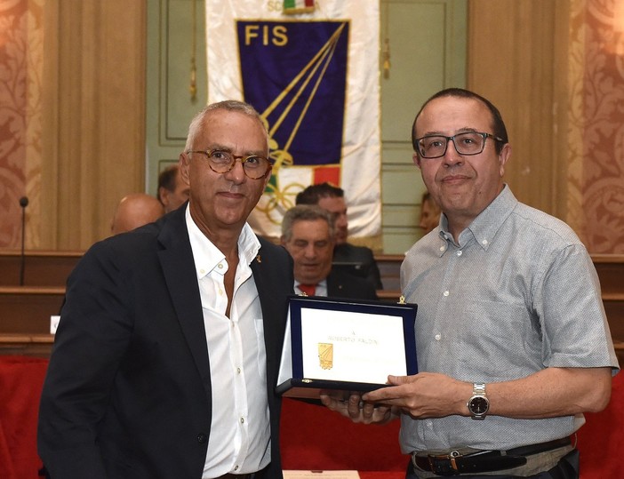 SCHERMA Distintivo d’Onore d’Oro per Roberto Faldini