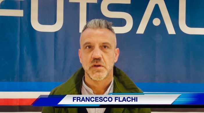 CICCIO FLACHI AD ASSISTERE A SAMPDORIA FUTSAL - VIS GUBBIO (VIDEO)