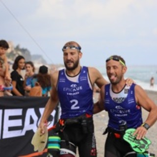 Epicblue swimrun a Finale Ligure, entusiasmo per un percorso spettacolare