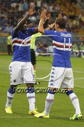 Stefano Okaka e Manolo Gabbiadini.