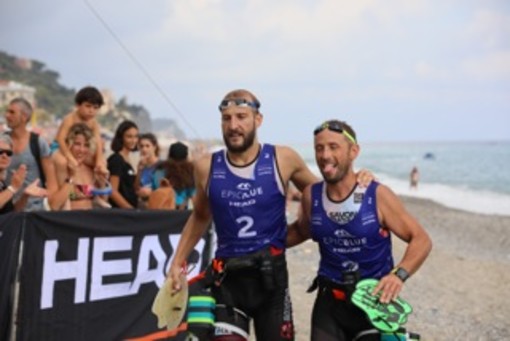 Epicblue swimrun a Finale Ligure, entusiasmo per un percorso spettacolare